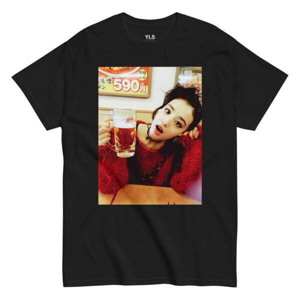 unisex-classic-tee-black-front-6855cc47c63f2.jpg The First Beer in Sendagaya - Unisex T-Shirt