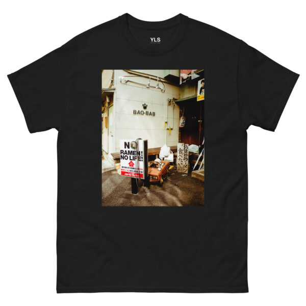 unisex-classic-tee-black-front-6856c47deb32f.jpg No Ramen, No Life – Fukuoka - Unisex T- Shirt