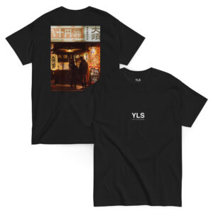 A quiet evening in Nagoya - Unisex T-Shirt (BACK VISION)