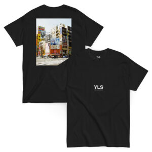 Takeshi in Akihabara – Unisex T-Shirt (BACK VISION)