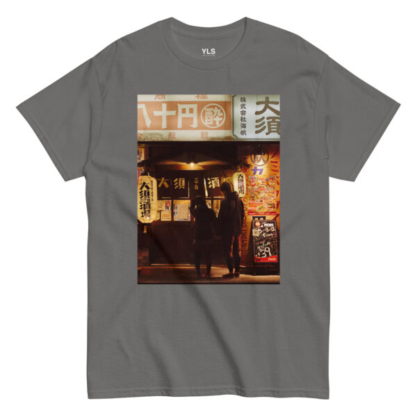 unisex-classic-tee-charcoal-front-685250eb039ad.jpg A quiet evening in Nagoya - Unisex T-Shirt