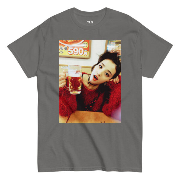 unisex-classic-tee-charcoal-front-6855cc47c88c7.jpg The First Beer in Sendagaya - Unisex T-Shirt