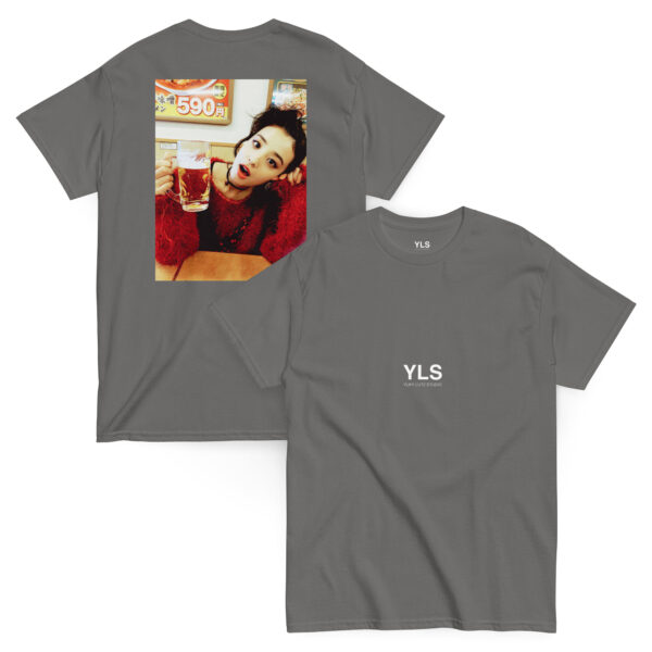 unisex-classic-tee-charcoal-front-and-back-6855d6bd4818c.jpg The First Beer in Sendagaya - Unisex T-Shirt (BACK VISION)