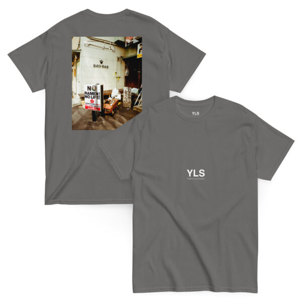 unisex-classic-tee-charcoal-front-and-back-6856d1d7b7df7.jpg No Ramen, No Life – Fukuoka - Unisex T- Shirt (BACK VISION)