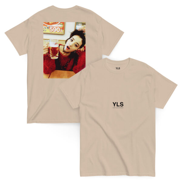 unisex-classic-tee-sand-front-and-back-6855d7e1d2d8c.jpg The First Beer in Sendagaya - Unisex T-Shirt (BACK VISION)
