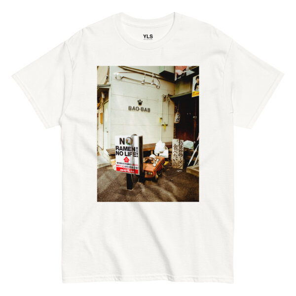 unisex-classic-tee-white-front-6856c86aa970d.jpg No Ramen, No Life – Fukuoka - Unisex T- Shirt