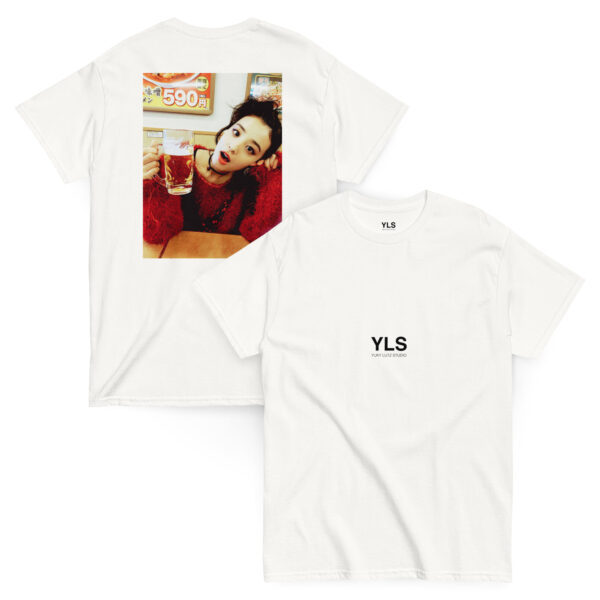 unisex-classic-tee-white-front-and-back-6855d7e1d496e.jpg The First Beer in Sendagaya - Unisex T-Shirt (BACK VISION)